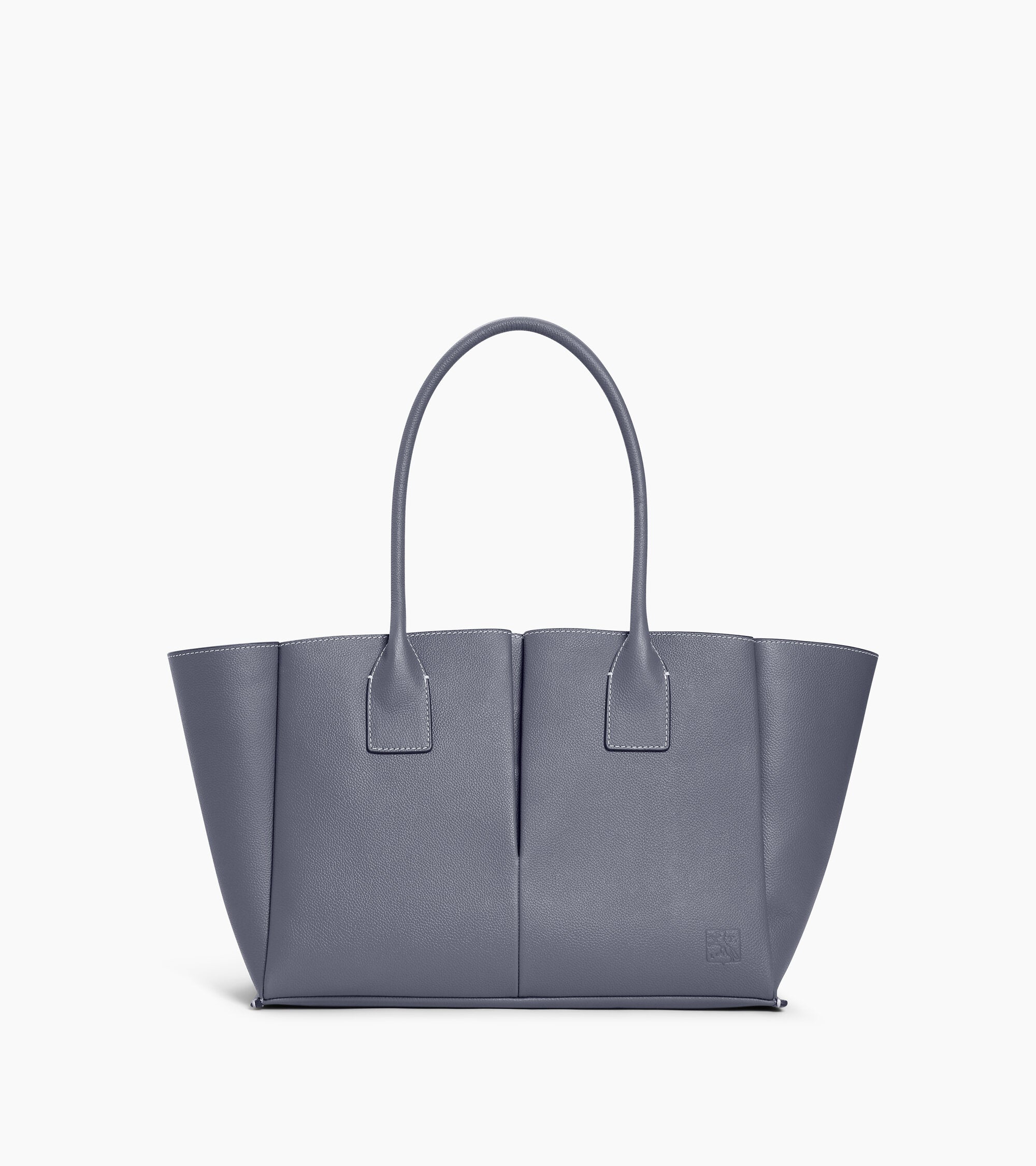 Großer Shopper Elena aus genarbtem Leder