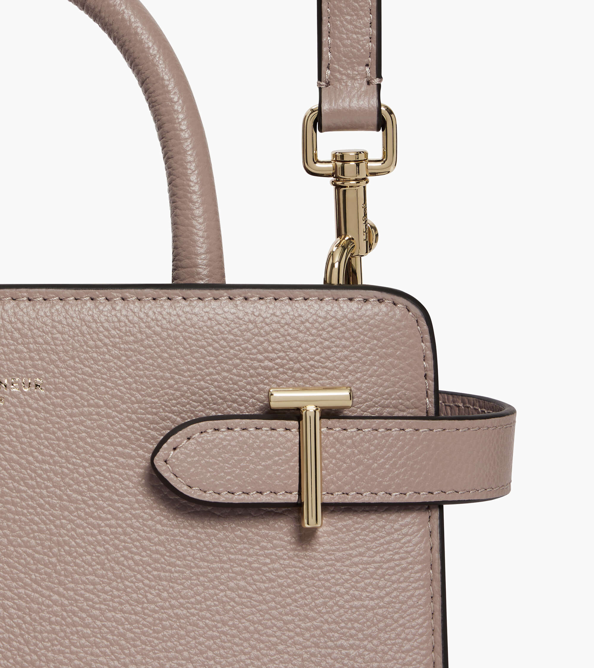 Bolso pequeño Emilie de piel texturizada