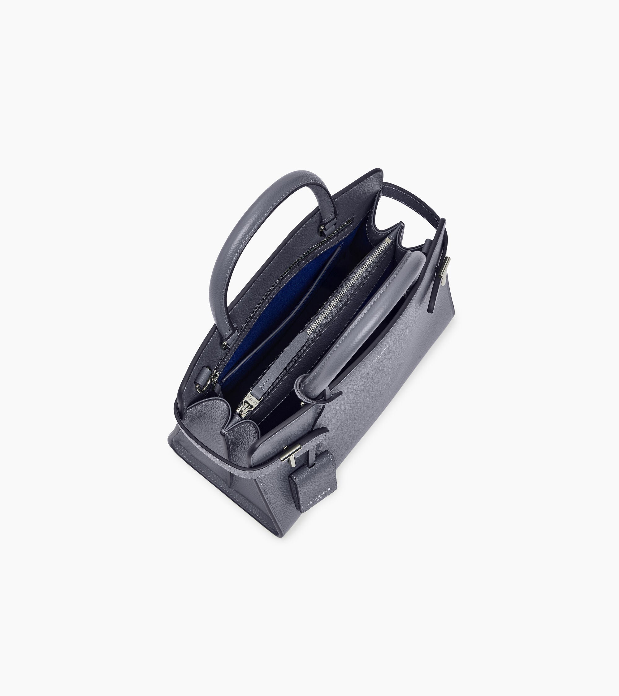 Mittelgroße Handtasche Emilie aus genarbtem Leder