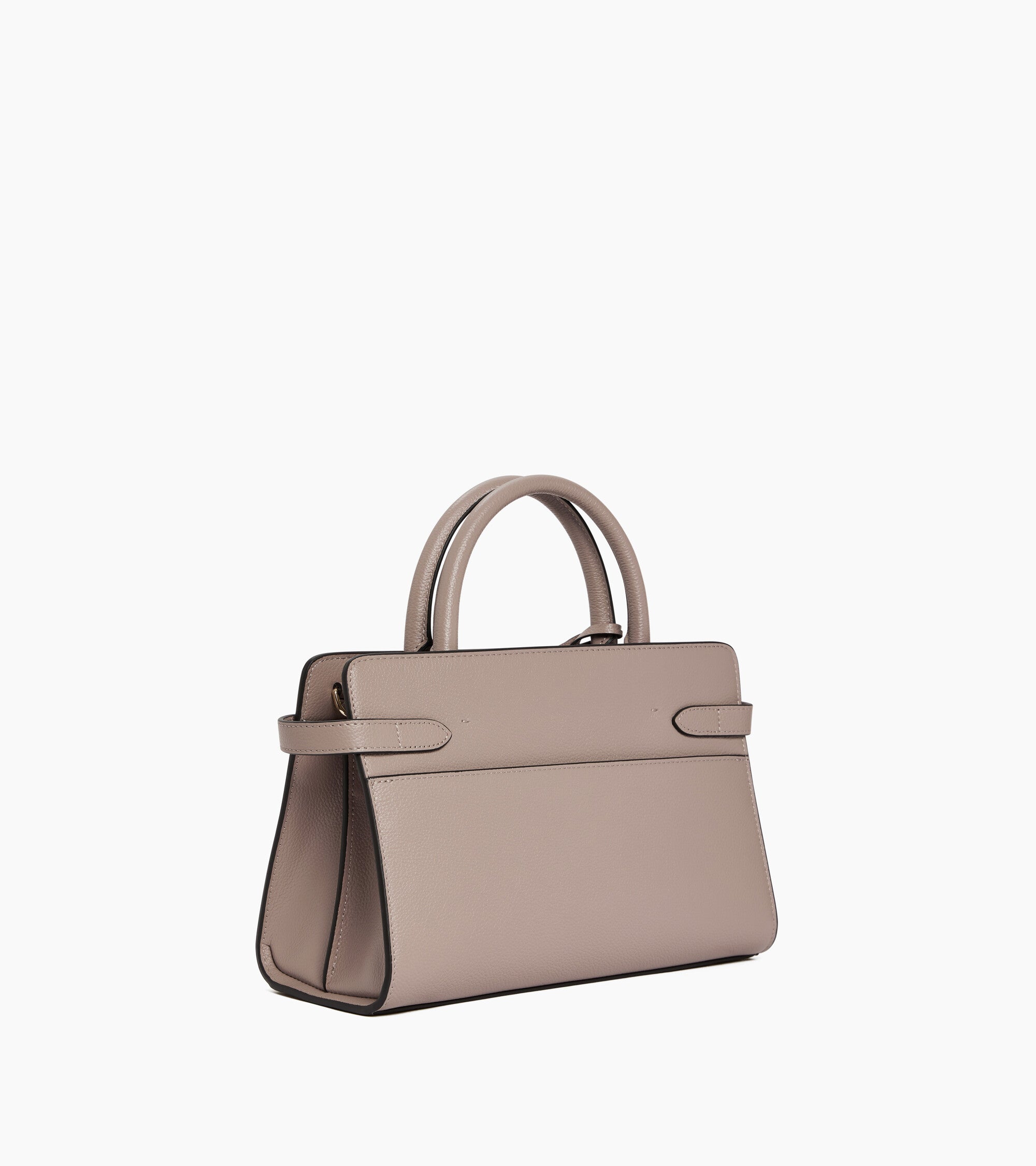 Mittelgroße Handtasche Emilie aus genarbtem Leder