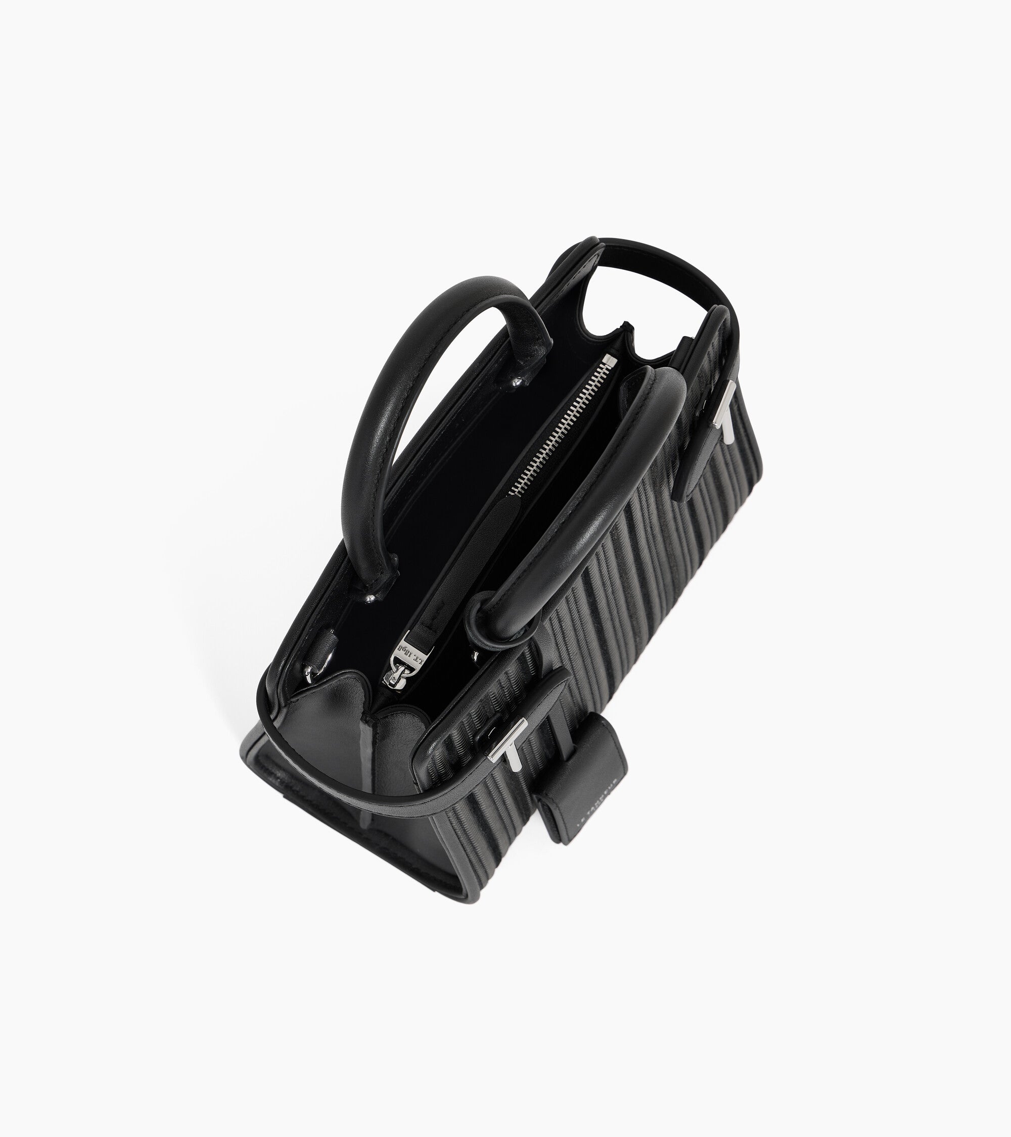 Kleine Handtasche Emilie aus wiederverwendetem geflochtenem Leder