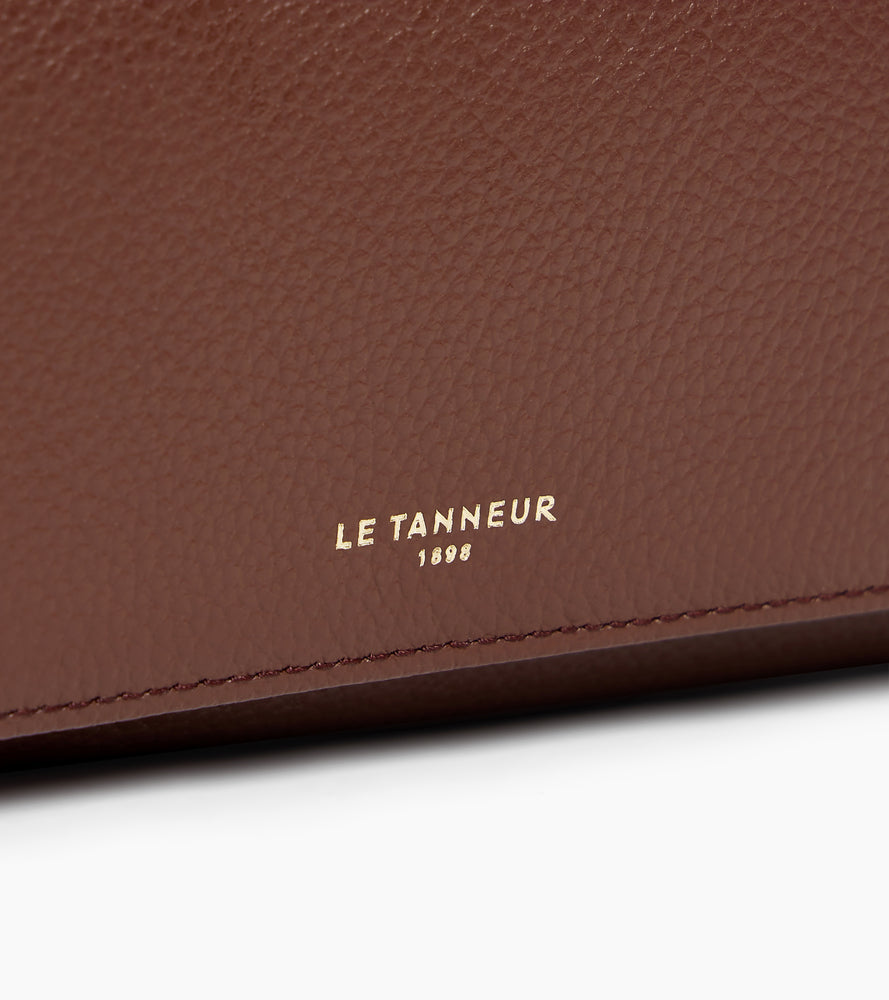 Portefeuille Emilie en cuir grainé