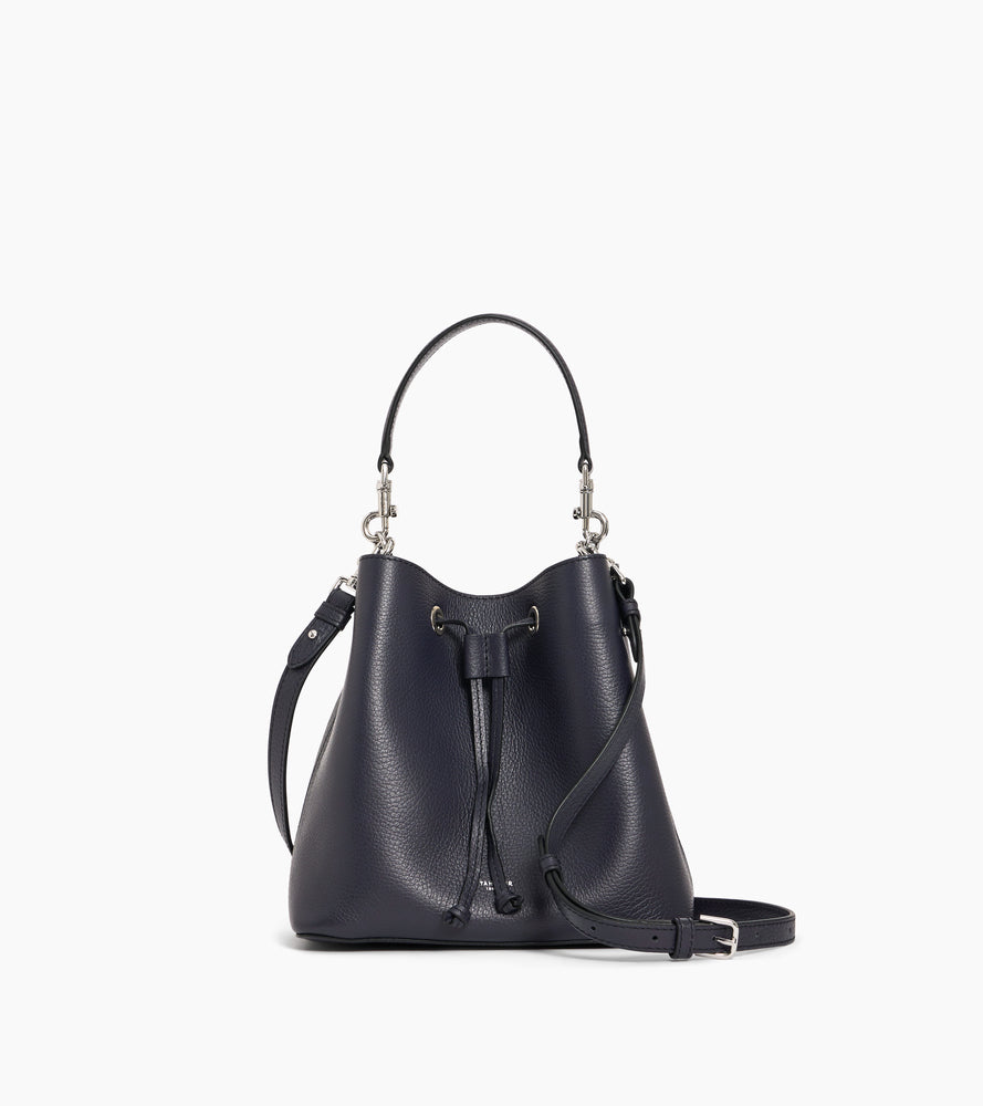 Sac seau Louise en cuir grainé