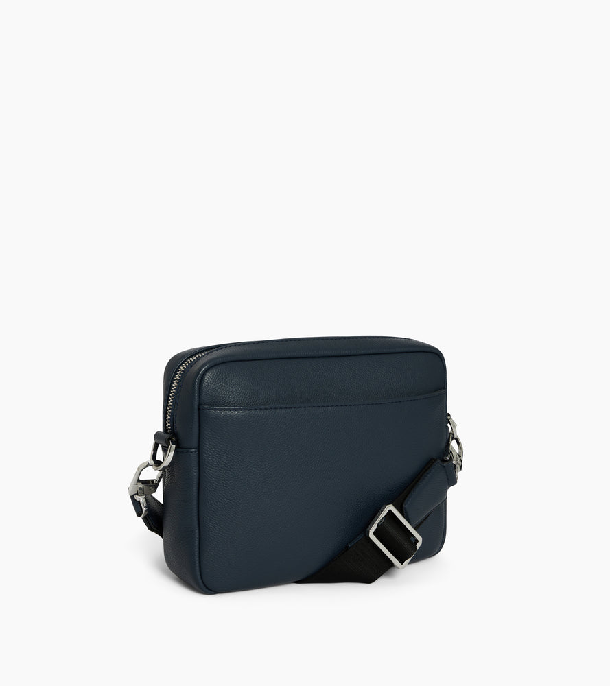 Bolso bandolera pequeño de piel texturizada Marceau