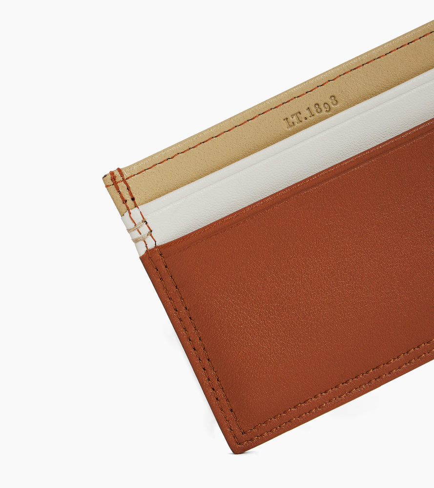 Porte cartes Martin en cuir lisse